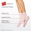 image:imageHanes Womens Socks Pack Supersoft Mid Crew and Noshow Socks for Women 6 PackWhite