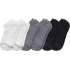 image:imageHanes Womens Socks Pack Supersoft Mid Crew and Noshow Socks for Women 6 PackWhiteBlackGray