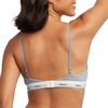 image:imageHanes Womens Triangle Bralette Pack 2Pack Originals Breathable Stretch Cotton Bras for Women Wireless BraShelton RedConcrete Heather