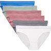 Bikini - Blue/Rose/White 6-pack