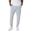 image:imageHanes Mens Lightweight Cotton Jersey Cuffed Jogger Sweatpants with Drawstring and Pockets  305Light Steel