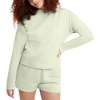 image:imageHanes Originals Womens Fleece Sweatshirt Midweight Sweatshirt for Women Placed FlowersChic Lime