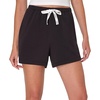 image:imageHanes Womens Originals French Terry Lounge Shorts Comfywear Loungewear Sleep Shorts for Women 4Black