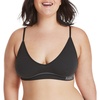 image:imageHanes Womens Originals Seamless Triangle Rib Bralette Soft Ribbed Bras ComfortFlex Fit BraBlack