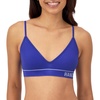 image:imageHanes Womens Originals Seamless Triangle Rib Bralette Soft Ribbed Bras ComfortFlex Fit BraBright Violet Indigo