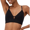 image:imageHanes Womens Originals Supersoft Triangle Bralette Viscose from Bamboo Longline BraletteBlack