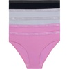 image:imageHanes Womens Originals Ultra Supersoft Bikini Underwear 5Pack Viscose From Bamboo BikiniBlackSilver OpalStrawberry Candy Pink