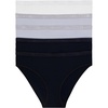 image:imageHanes Womens Originals Ultra Supersoft Bikini Underwear 5Pack Viscose From Bamboo BikiniBlackSilver OpalWhite