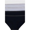 image:imageHanes Womens Originals Underwear SuperSoft Hipster Panties Viscose from Bamboo Underwear for WomenBlackBlackSilver OpalSilver OpalWhite