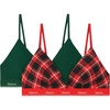 Twill Plaid Print/Grasslands Green