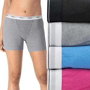 image:imageHanes Originals Womens MidThigh Boxer Brief Pack Stretch Cotton Underwear 4PackFashion Color Mix