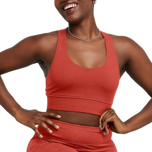 image:imageHanes Womens Hanes Originals Womens Longline Sports BraRed River Clay