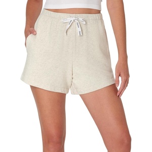image:imageHanes Womens Originals French Terry Lounge Shorts Comfywear Loungewear Sleep Shorts for Women 4Oatmeal Marle