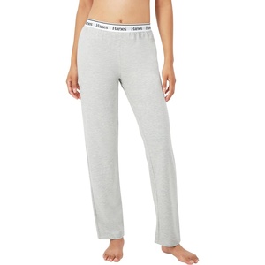 image:imageHanes Womens Originals Lounge Pants Comfywear Sleep Pants for Women Straight Leg Loungewear PantsHeritage Grey Marle