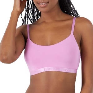 image:imageHanes Womens Originals Supersoft String Bralette Pullover Bra Scoop NecklineStrawberry Candy Pink
