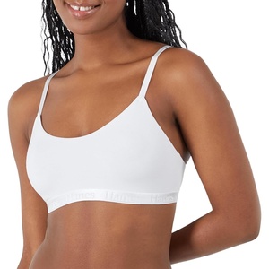 image:imageHanes Womens Originals Supersoft String Bralette Pullover Bra Scoop NecklineWhite