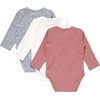 image:imageHanes Baby Pure Comfort Long Sleeve Bodysuits Infant Bodysuits Boys amp Girls 3packSilverBeigeRust