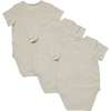 image:imageHanes Baby Pure Comfort Short Sleeve Bodysuits Infant Bodysuits Boys amp Girls 3packMushroom Beige