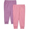 image:imageHanes BabyBoys Pure Comfort Baby French Terry Joggers Baby Girl and Baby Boy Pants 2PackPurpleRose