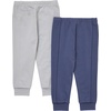 image:imageHanes BabyBoys Pure Comfort Baby French Terry Joggers Baby Girl and Baby Boy Pants 2PackSilverBlue