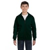 image:imageHanes Big Boys Eco Smart Fleece Zip Hood Black LargeDeep Forest