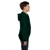 image:imageHanes Big Boys Eco Smart Fleece Zip Hood Black LargeDeep Forest
