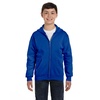image:imageHanes Big Boys Eco Smart Fleece Zip Hood Black LargeDeep Royal