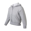 image:imageHanes Big Boys Eco Smart Fleece Zip Hood Black LargeLight Steel