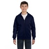 image:imageHanes Big Boys Eco Smart Fleece Zip Hood Black LargeNavy