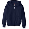 image:imageHanes Big Boys Eco Smart Fleece Zip Hood Black LargeNavy