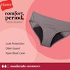 image:imageHanes Girls Period Underwear Boxer Briefs Comfort Period Boxer Brief Panties for Girls Moderate ProtectionHipster  Multi  4 Pack