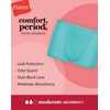 image:imageHanes Girls Period Underwear Boxer Briefs Comfort Period Boxer Brief Panties for Girls Moderate ProtectionPeachBlueBlack