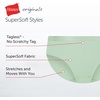 image:imageHanes Girls Period Underwear Boxer Briefs Comfort Period Boxer Brief Panties for Girls Moderate ProtectionPurple Flowers  Pink  Earthen Tan  Lavender  Celadon