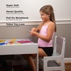 image:imageHanes Little Girls Jersey Short Pack of 3Light Steel