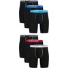 image:imageHanes Mens Boxer Brief Underwear Pack Stretch Cotton Boxer Briefs for Men Moisturewicking 6packBlack