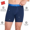 image:imageHanes Mens Boxer Brief Underwear Pack Stretch Cotton Boxer Briefs for Men Moisturewicking 6packNavy  Grey