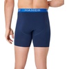 image:imageHanes Mens Boxer Brief Underwear Pack Stretch Cotton Boxer Briefs for Men Moisturewicking 6packNavy  Grey