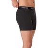 image:imageHanes Mens Boxer Brief Underwear Pack Stretch Cotton Boxer Briefs for Men Moisturewicking 6packSolid Black  6 Pack