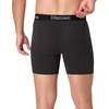 image:imageHanes Mens Boxer Brief Underwear Pack Stretch Cotton Boxer Briefs for Men Moisturewicking 6packSolid Black  6 Pack