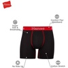 image:imageHanes Mens Boxer Brief Underwear Pack Stretch Cotton Boxer Briefs for Men Moisturewicking 6packSolid Black  6 Pack
