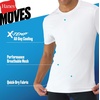 image:imageHanes Mens Moves Mesh TShirt XTemp MoistureWicking TeeWhite