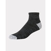 image:imageHanes Mens Socks Pack 6pack Moves Performance Moisturewicking Ankle Heel Shield amp Ankle Socks Breathable MeshBlackGray  Heel Shield