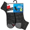 image:imageHanes Mens Socks Pack 6pack Moves Performance Moisturewicking Ankle Heel Shield amp Ankle Socks Breathable MeshBlackGray  Heel Shield