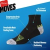 image:imageHanes Mens Socks Pack 6pack Moves Performance Moisturewicking Ankle Heel Shield amp Ankle Socks Breathable MeshNavyBlack  Ankle