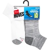 image:imageHanes Mens Socks Pack 6pack Moves Performance Moisturewicking Ankle Heel Shield amp Ankle Socks Breathable MeshNavyBlack  Ankle