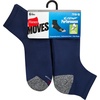 image:imageHanes Mens Socks Pack 6pack Moves Performance Moisturewicking Ankle Heel Shield amp Ankle Socks Breathable MeshWhiteGray  Ankle
