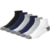 image:imageHanes Mens Socks Pack 6pack Moves Performance Moisturewicking Ankle Heel Shield amp Ankle Socks Breathable MeshWhiteGray  Ankle