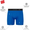 image:imageHanes Mens Underwear Boxer Brief Pack Performance Stretch Underwear Moisturewicking Boxer Briefs for Men 6packBlackBlueGrey