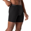 image:imageHanes Mens Underwear Boxer Briefs or LongLeg Boxer Briefs Pack 3 Pack NoRideUp StretchCotton Men ClothingBlack  Dark Grey  Light Grey  Long Leg Briefs