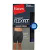 image:imageHanes Mens Underwear Boxer Briefs or LongLeg Boxer Briefs Pack 3 Pack NoRideUp StretchCotton Men ClothingBlack  Navy  Long Leg Briefs
